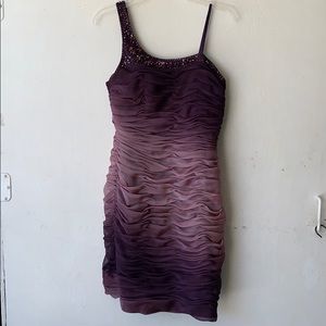 Purple Adrianna papel dress